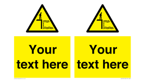 Custom Warning variable water depth